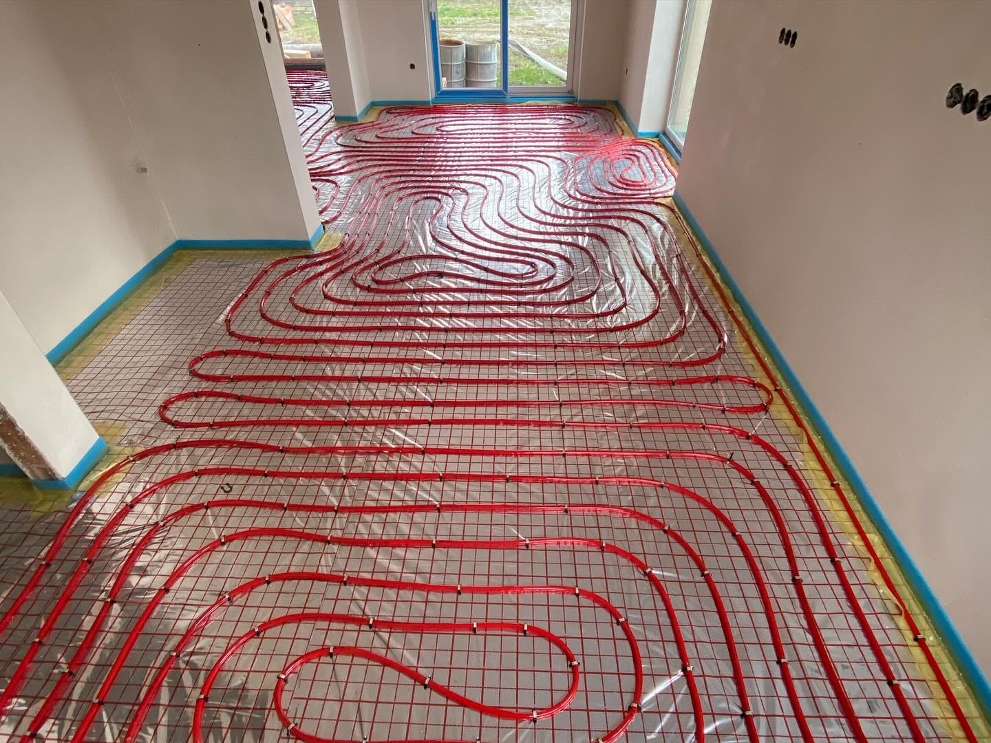 Realizácia — Podlahové kúrenie